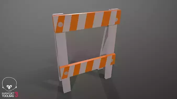 Small traffic barrier