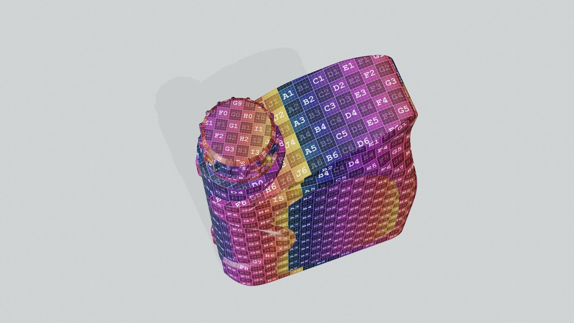 Motor Oil Bottle Mock Up  3D model_12