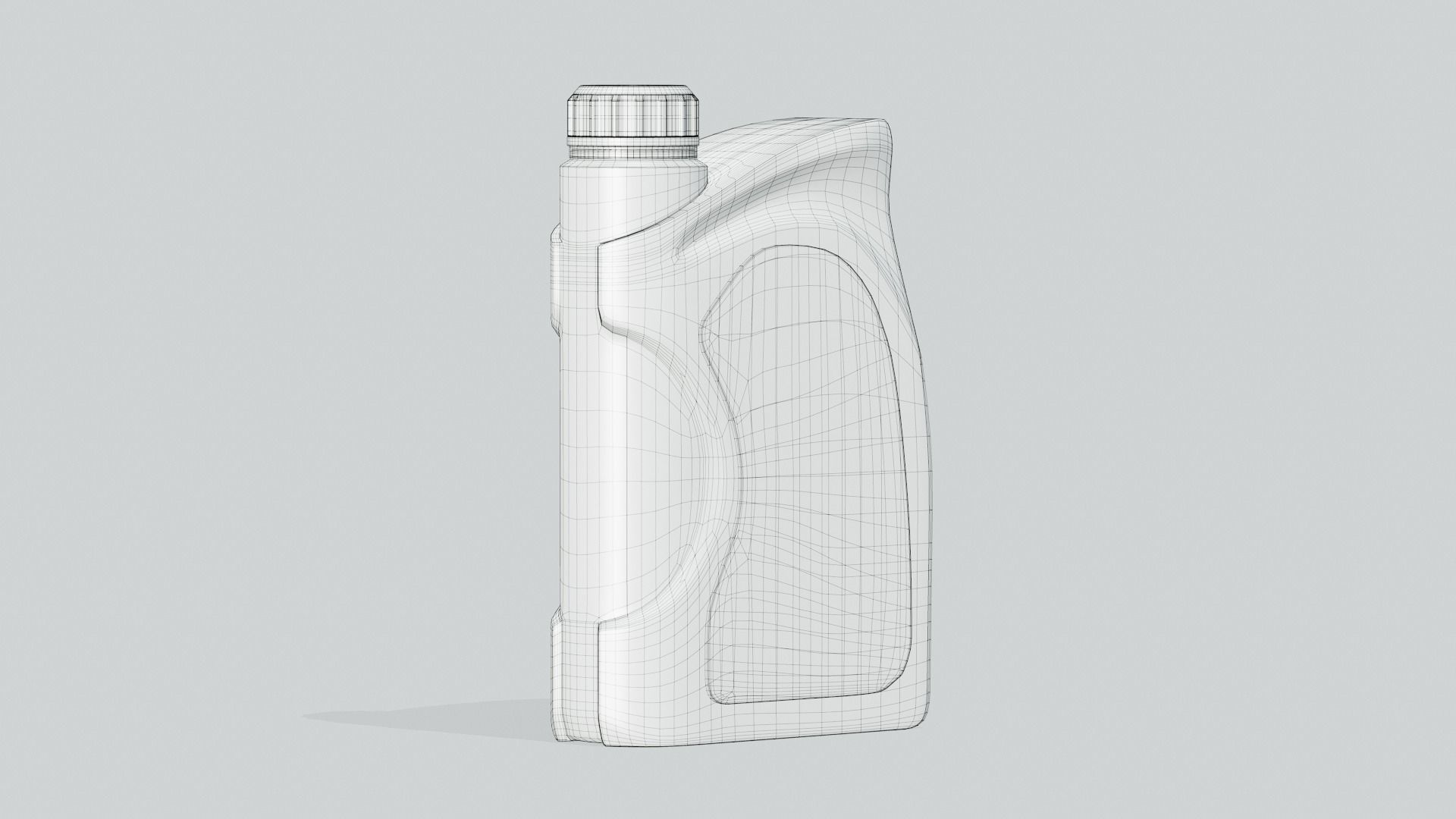 Motor Oil Bottle Mock Up  3D model_5