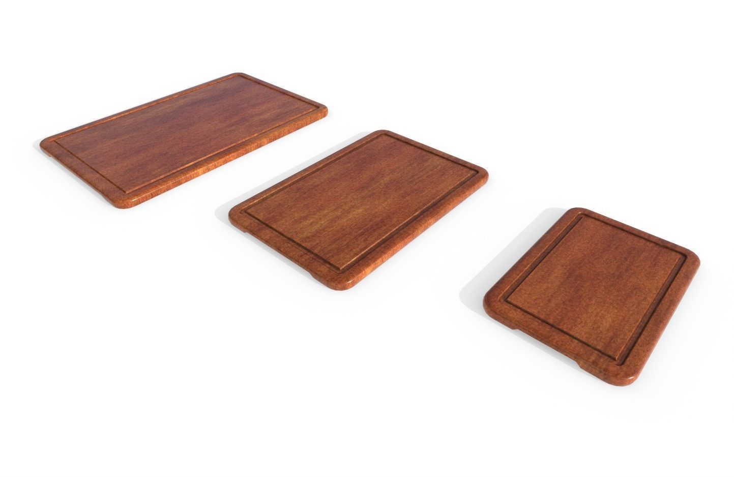 Cutting Board M3 Low-poly 3D model_5