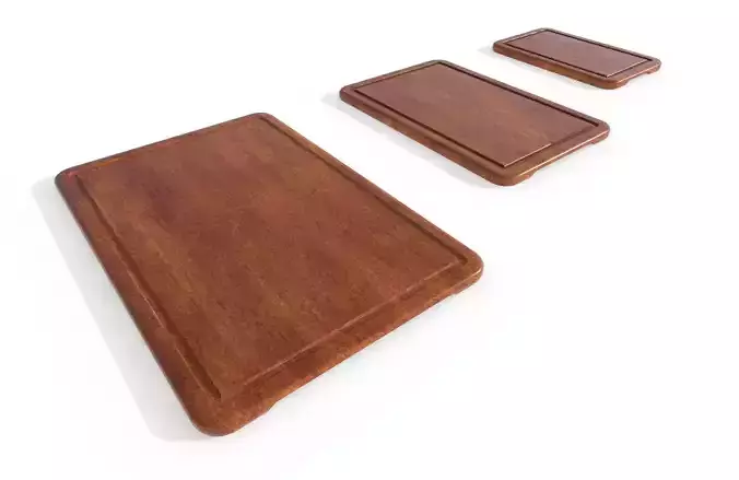 Cutting Board M3 Low-poly 3D model