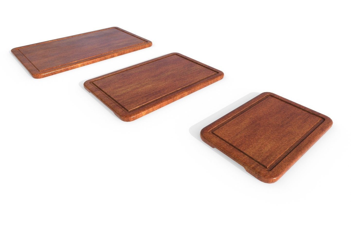 Cutting Board M3 Low-poly 3D model_6