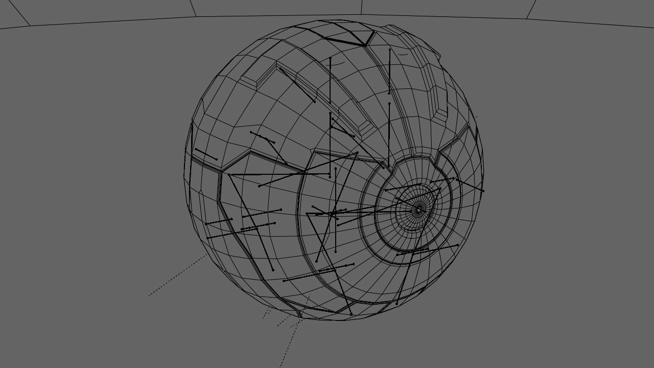Ball robot rigged - animated character 3D model_20