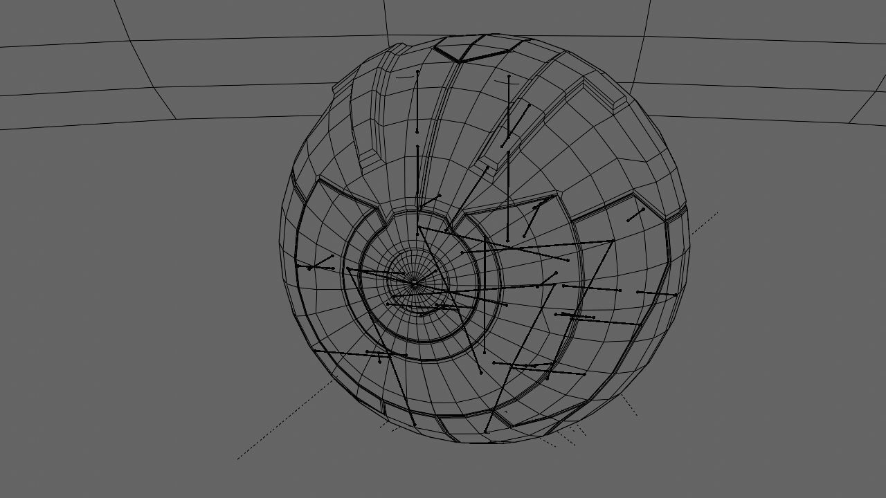 Ball robot rigged - animated character 3D model_19