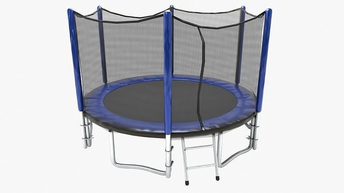 Trampoline Low-poly 3D model