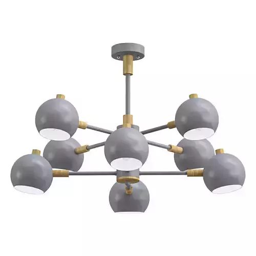 svenn chandelier with six lights gold