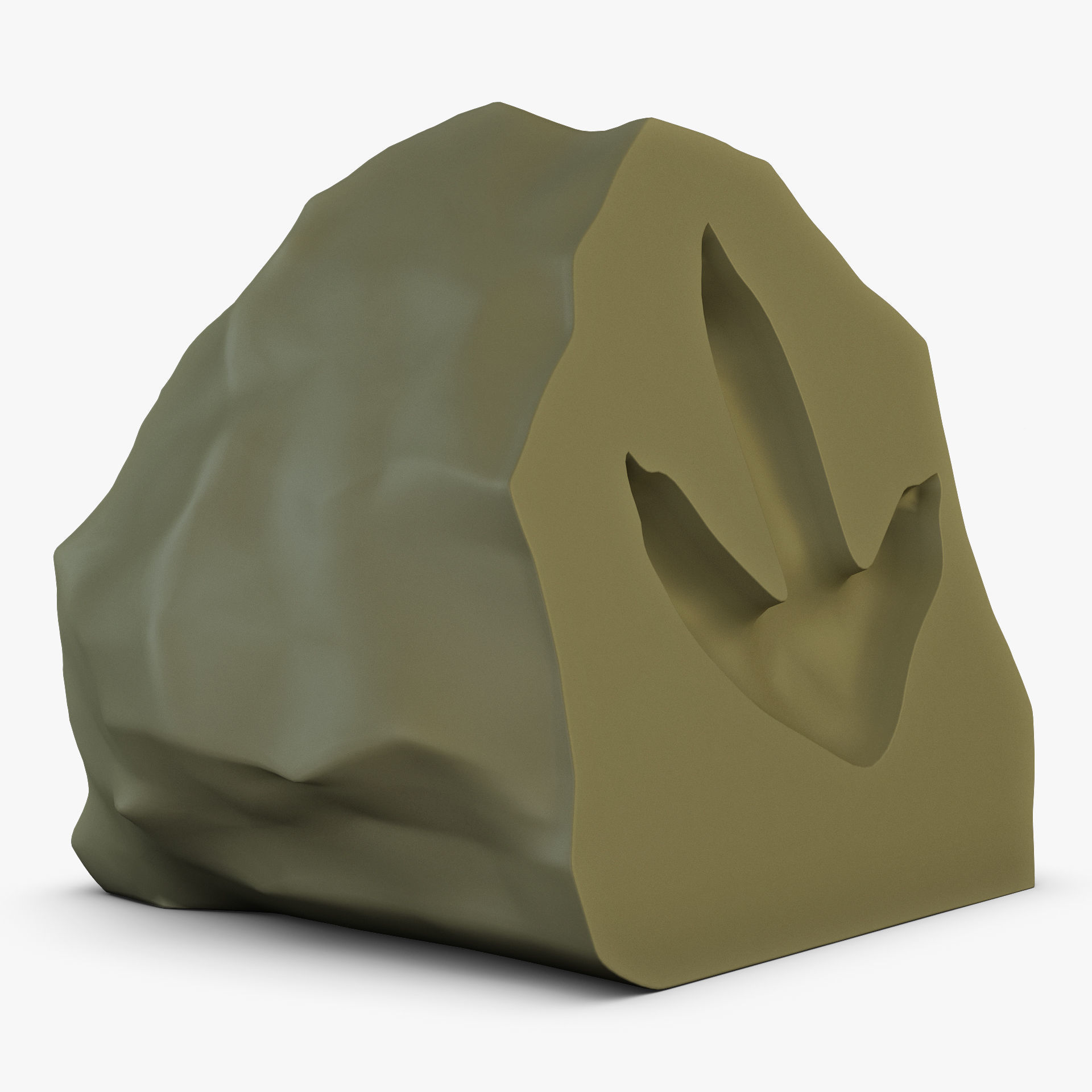 Petrified Imprint 3D model_2