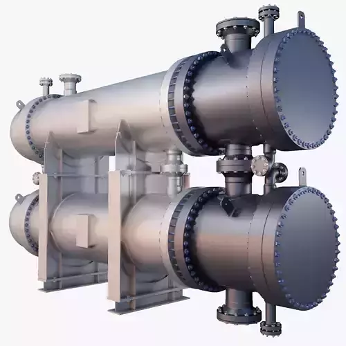 Heat Exchanger Highly Detailed 3D model