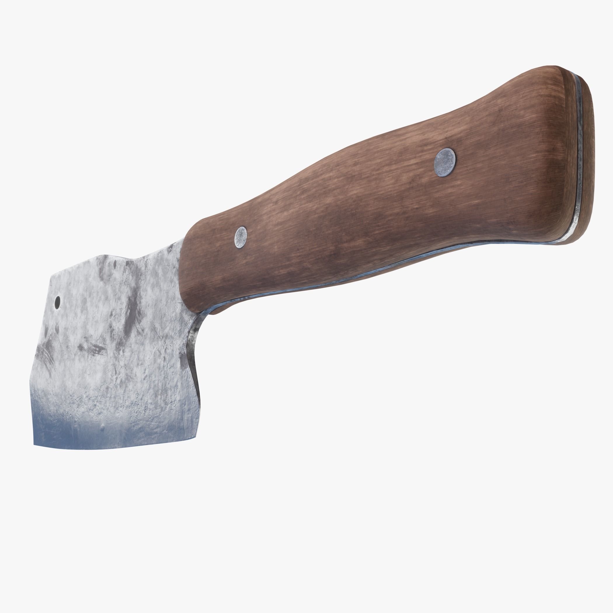 Meat Cleaver PBR Low-poly 3D model_7