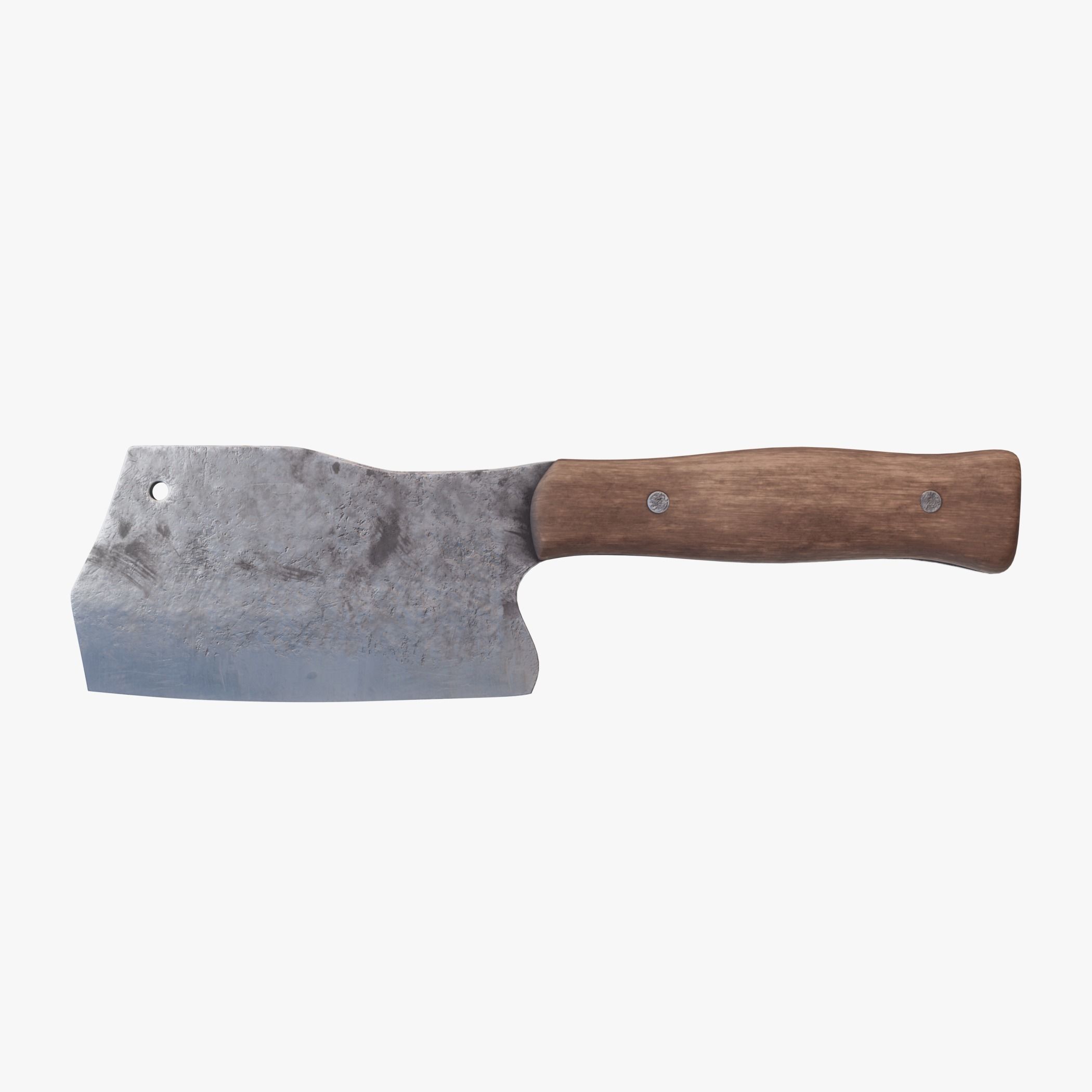 Meat Cleaver PBR Low-poly 3D model_14