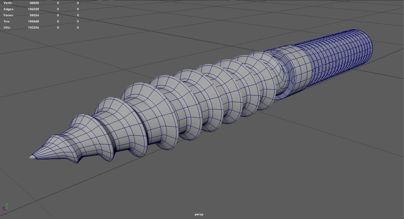 Hanger Bolts 3D Model 3D model_11