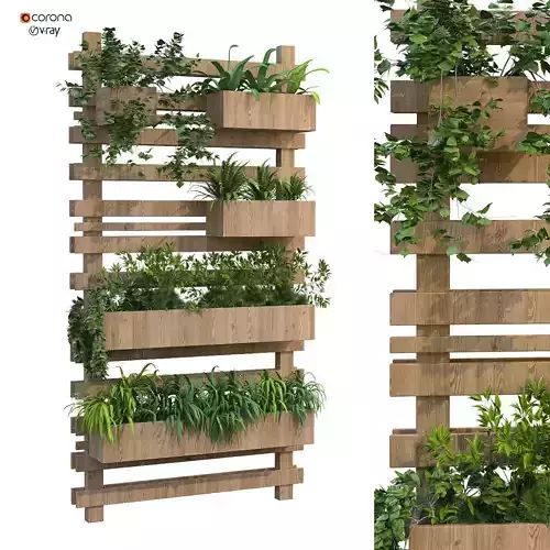 vertical plant stand collection set 203