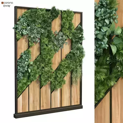 vertical plant set 202 3D model