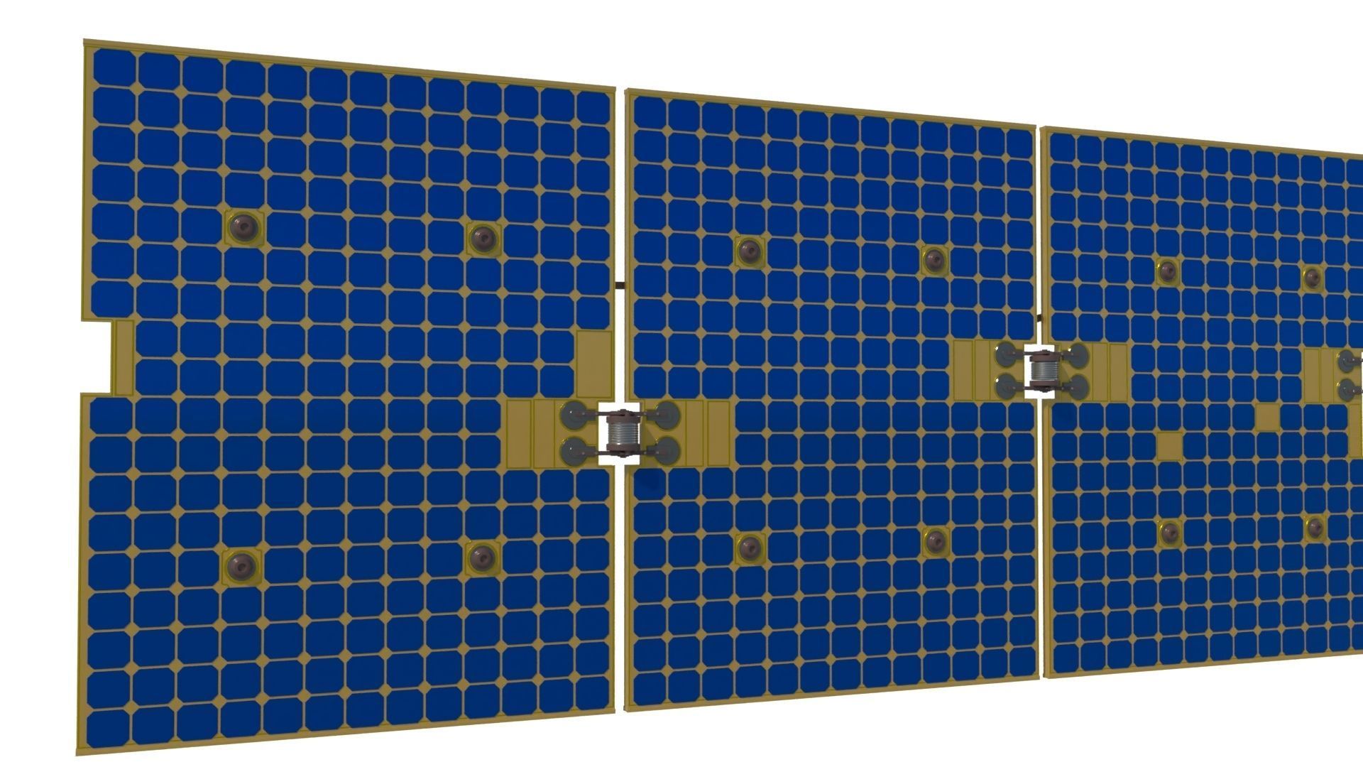 Common Satellite Low-poly 3D model_6