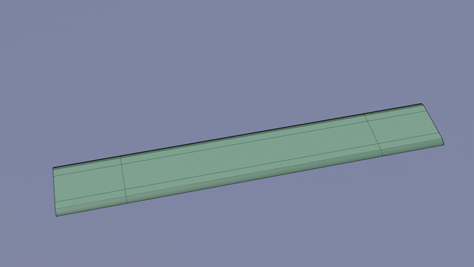 Metric Ruler 20 cm  3D model_4