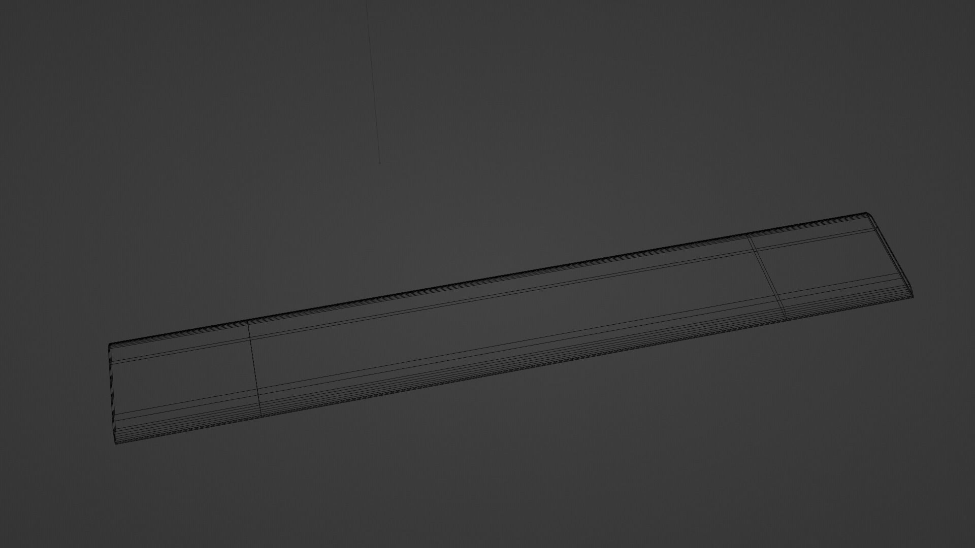Metric Ruler 20 cm  3D model_5
