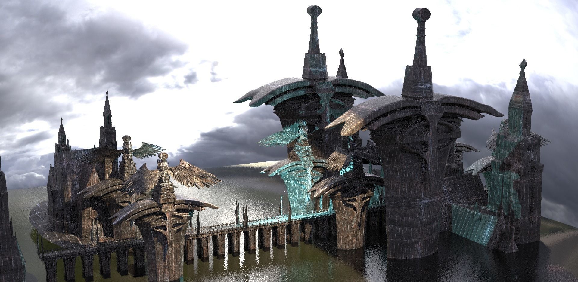 Vlad Fallen Swords Castle 1  3D model_1