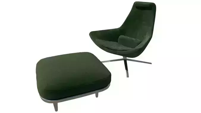 chair person swivel and ottoman