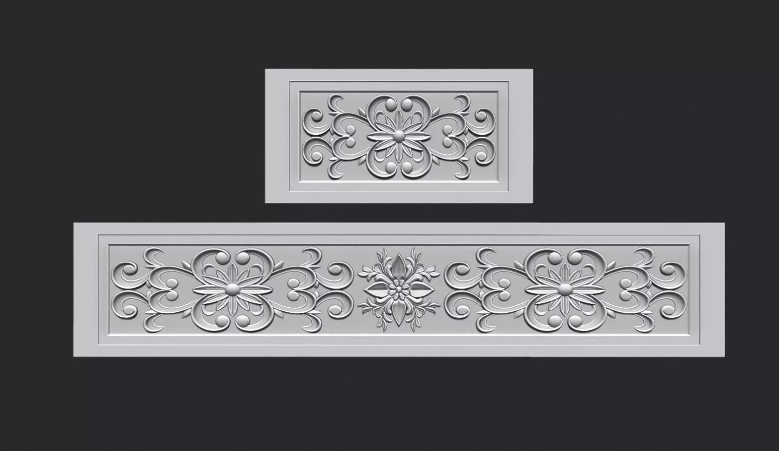 Islamic Tomb Patterned Panel Model for CNC Carving 3D print model