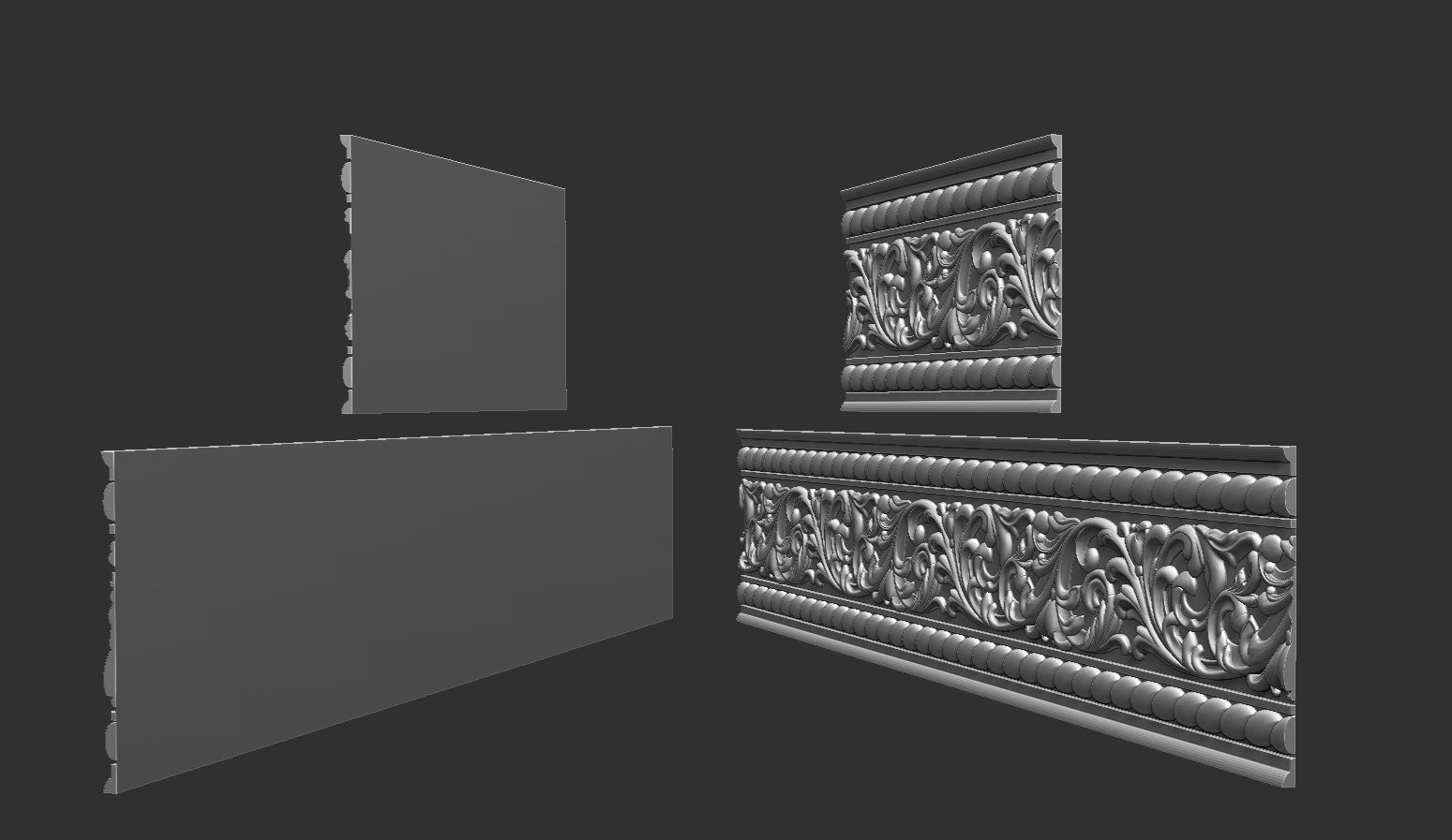 Islamic Tomb Patterned Panel Model for CNC Carving 3D print model_4