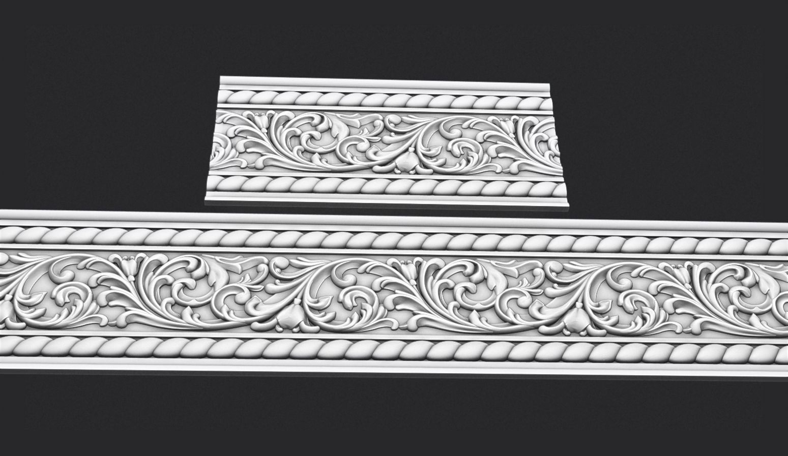 Islamic Tomb Patterned Panel Model for CNC Carving 3D print model_3