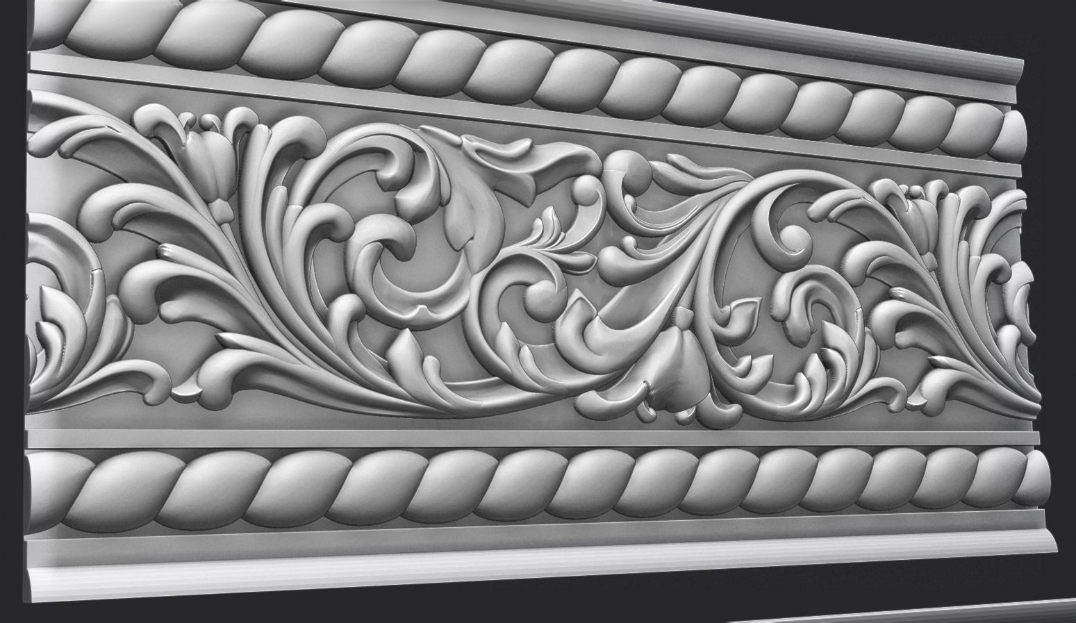 Islamic Tomb Patterned Panel Model for CNC Carving 3D print model_5