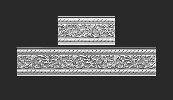Islamic Tomb Patterned Panel Model for CNC Carving