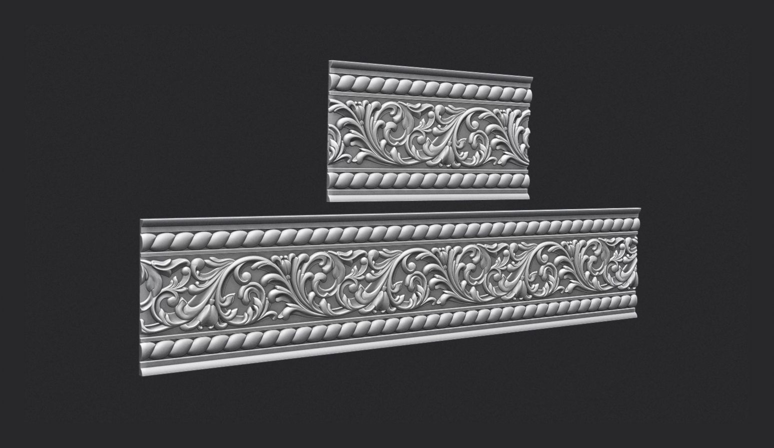 Islamic Tomb Patterned Panel Model for CNC Carving 3D print model_1