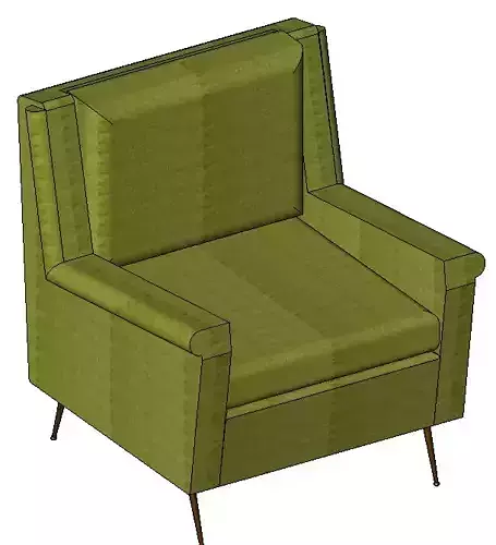 Chair Revit Family 3D model