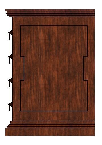 Cabinet Revit Family 3D model_5