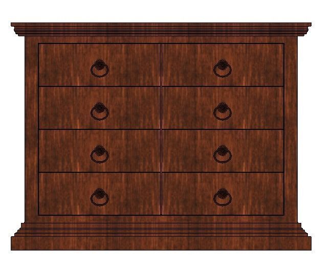 Cabinet Revit Family 3D model_2