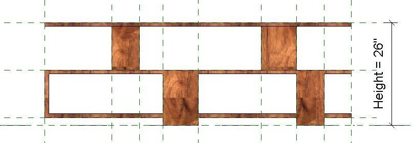 Console Table Revit Family 3D model_2