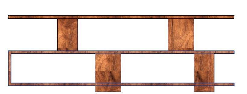Console Table Revit Family 3D model_1