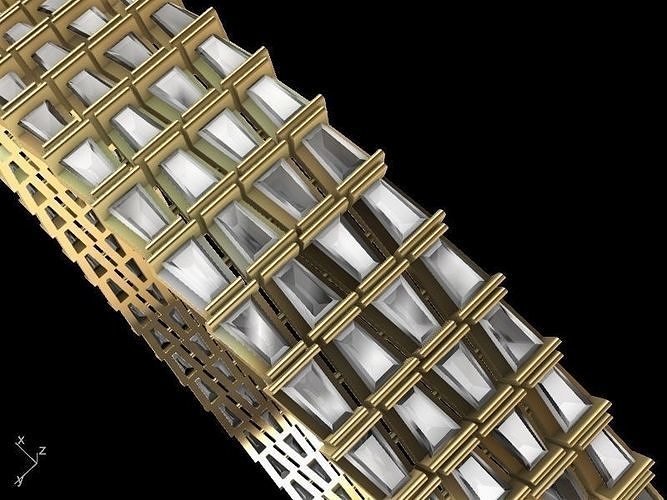 diamond snake skin bangle stl verified  3D print model
