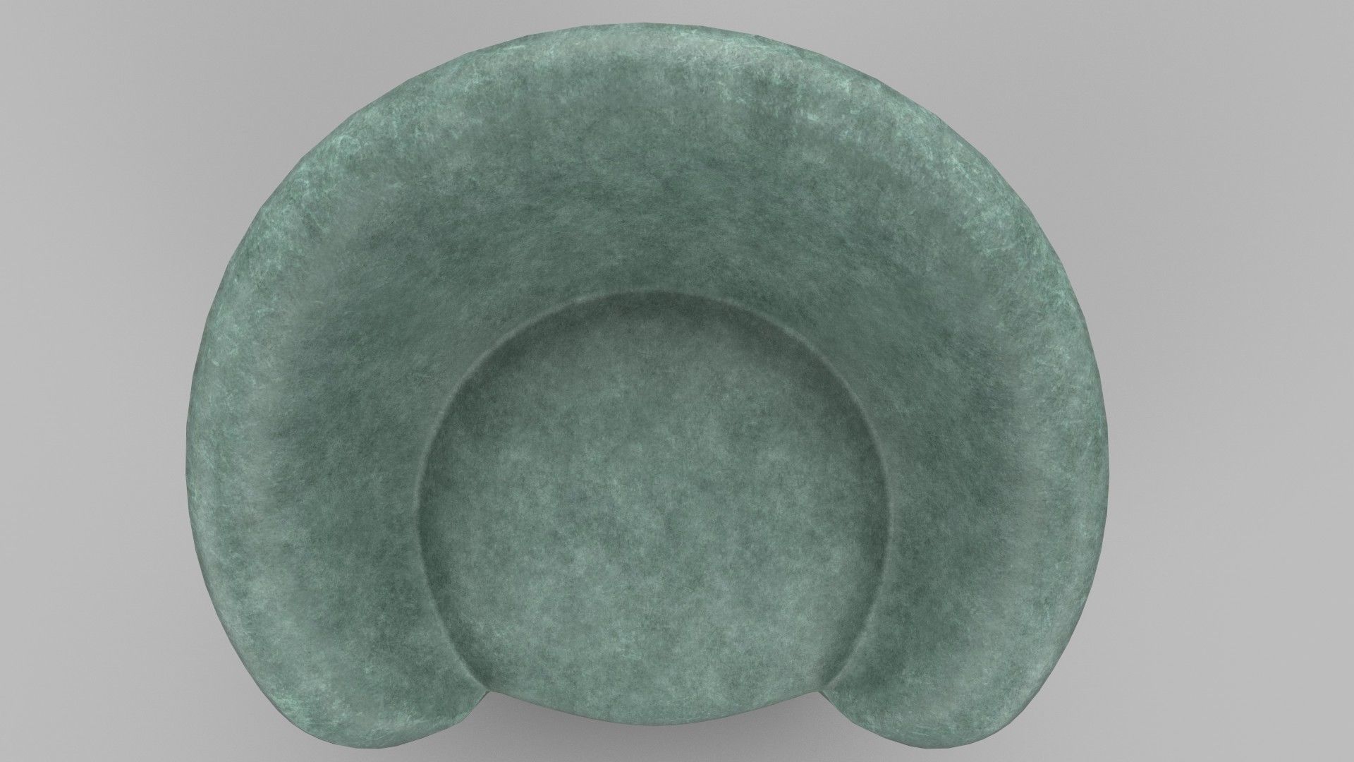 sofa realistic chair Low-poly 3D model_4