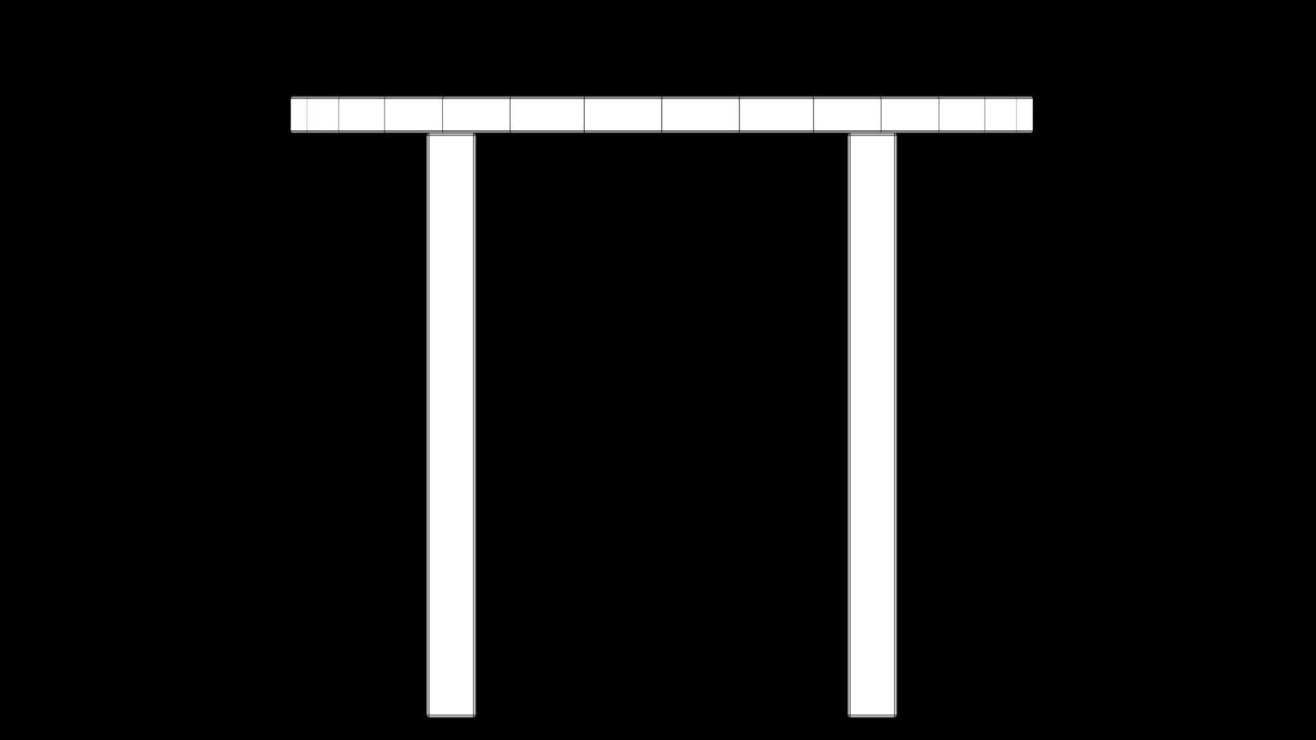 table round wooden with legs Low-poly 3D model_7