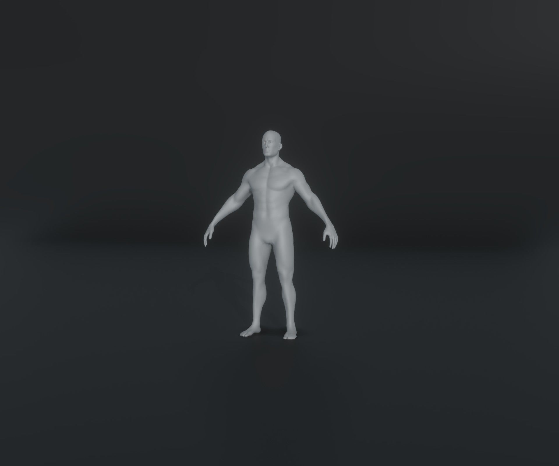 Male Female Body Base Mesh Animated Rigged 20k Poly Collection _47