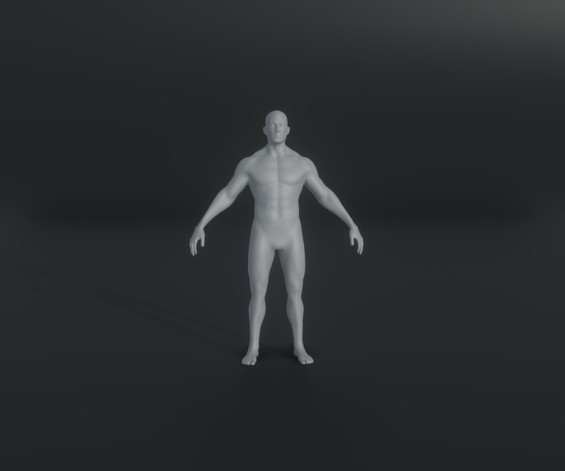 Male Female Body Base Mesh Animated Rigged 20k Poly Collection _10