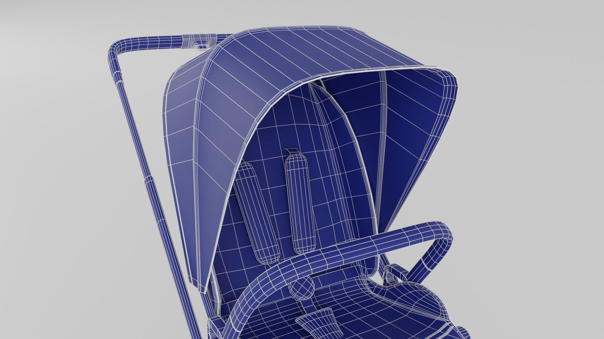 Bagi Neo Stroller for Babies Collection 2 Colours S Low-poly 3D model_15