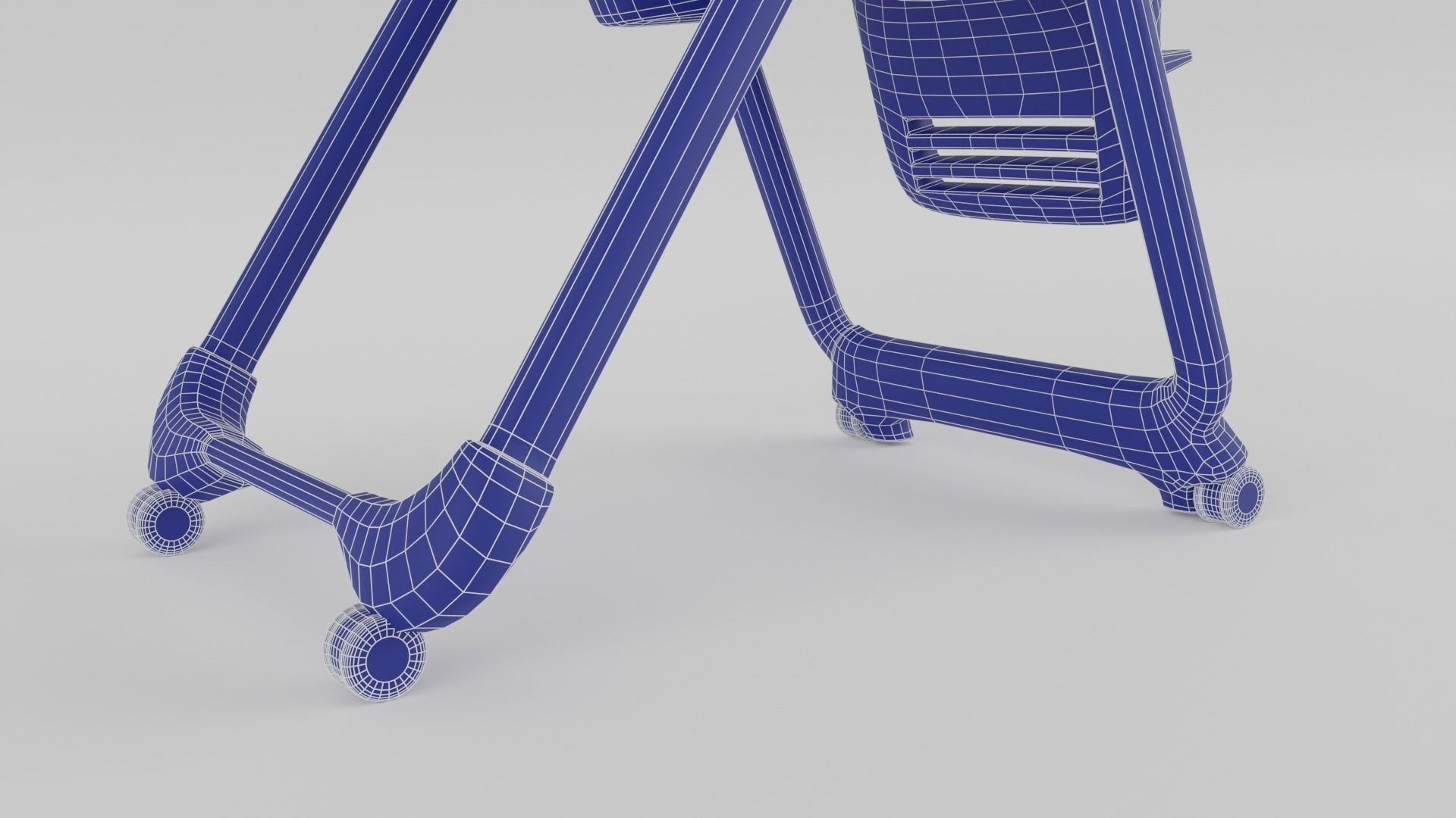 Chicco Polly 2 Start High Chair for Babies K Low-poly 3D model_16