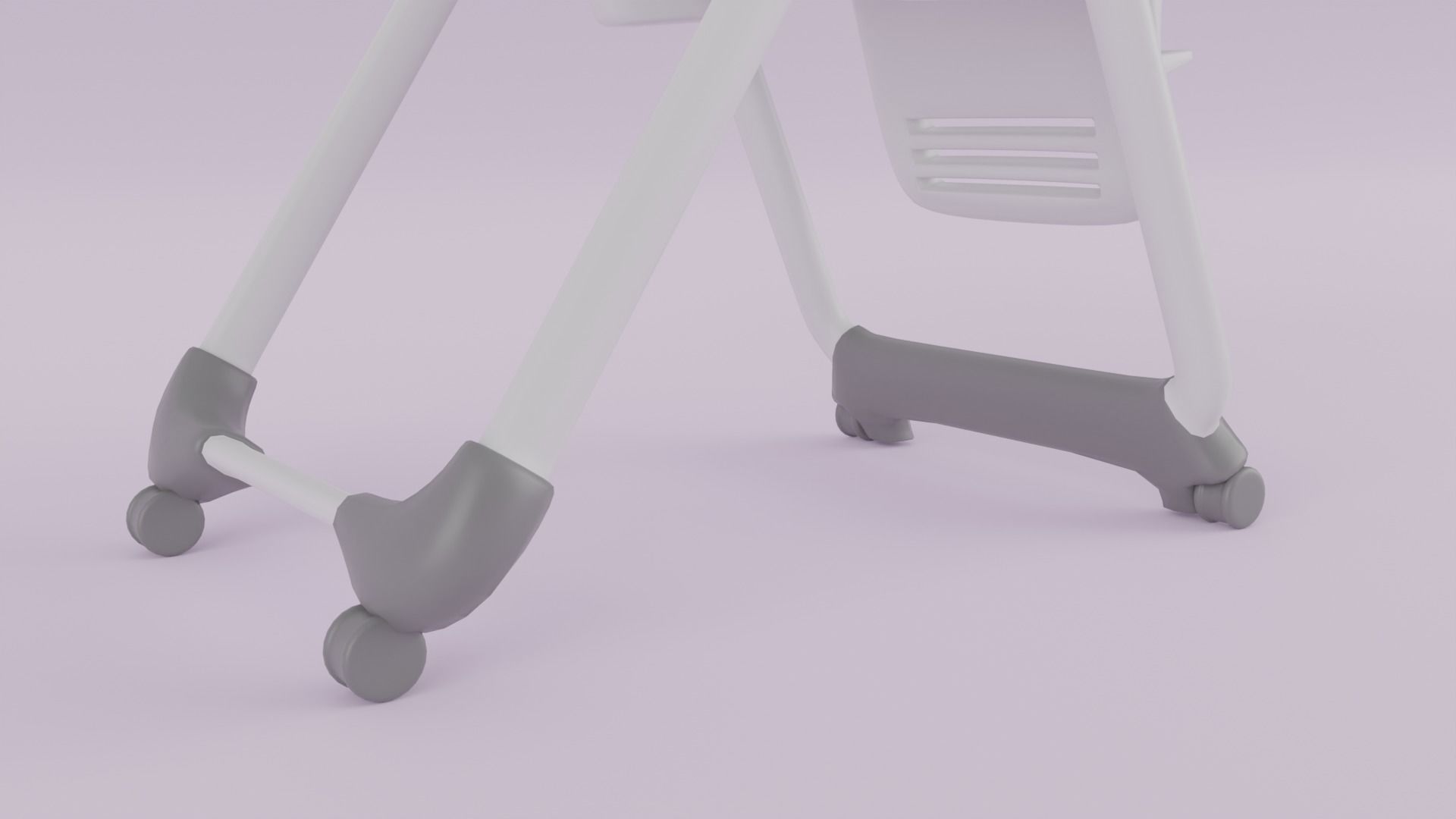 Chicco Polly 2 Start High Chair for Babies K Low-poly 3D model_7