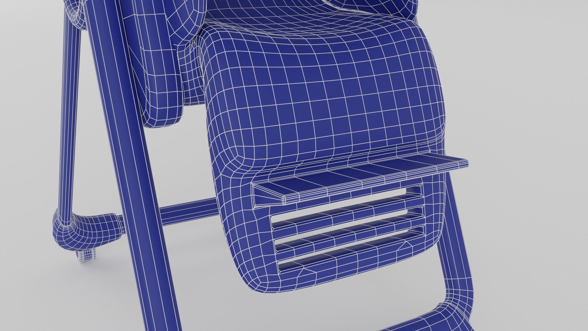 Chicco Polly 2 Start High Chair for Babies K Low-poly 3D model_17