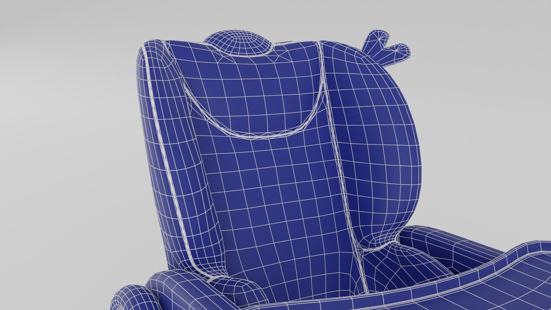 Chicco Polly 2 Start High Chair for Babies K Low-poly 3D model_11