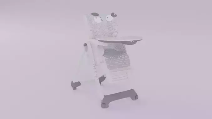 Chicco Polly 2 Start High Chair for Babies K Low-poly 3D model