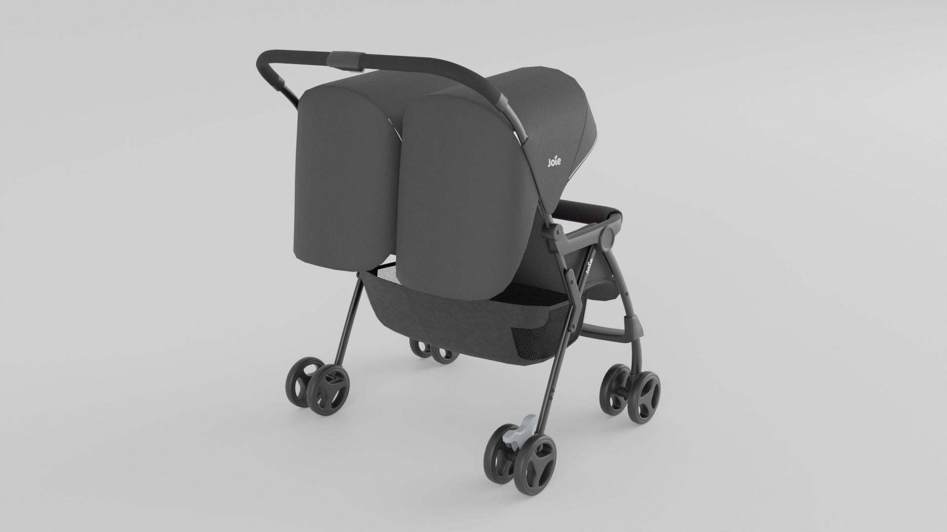 Joie Aire Twin Double Stroller for Babies Collection 2 Colours S Low-poly 3D model_9