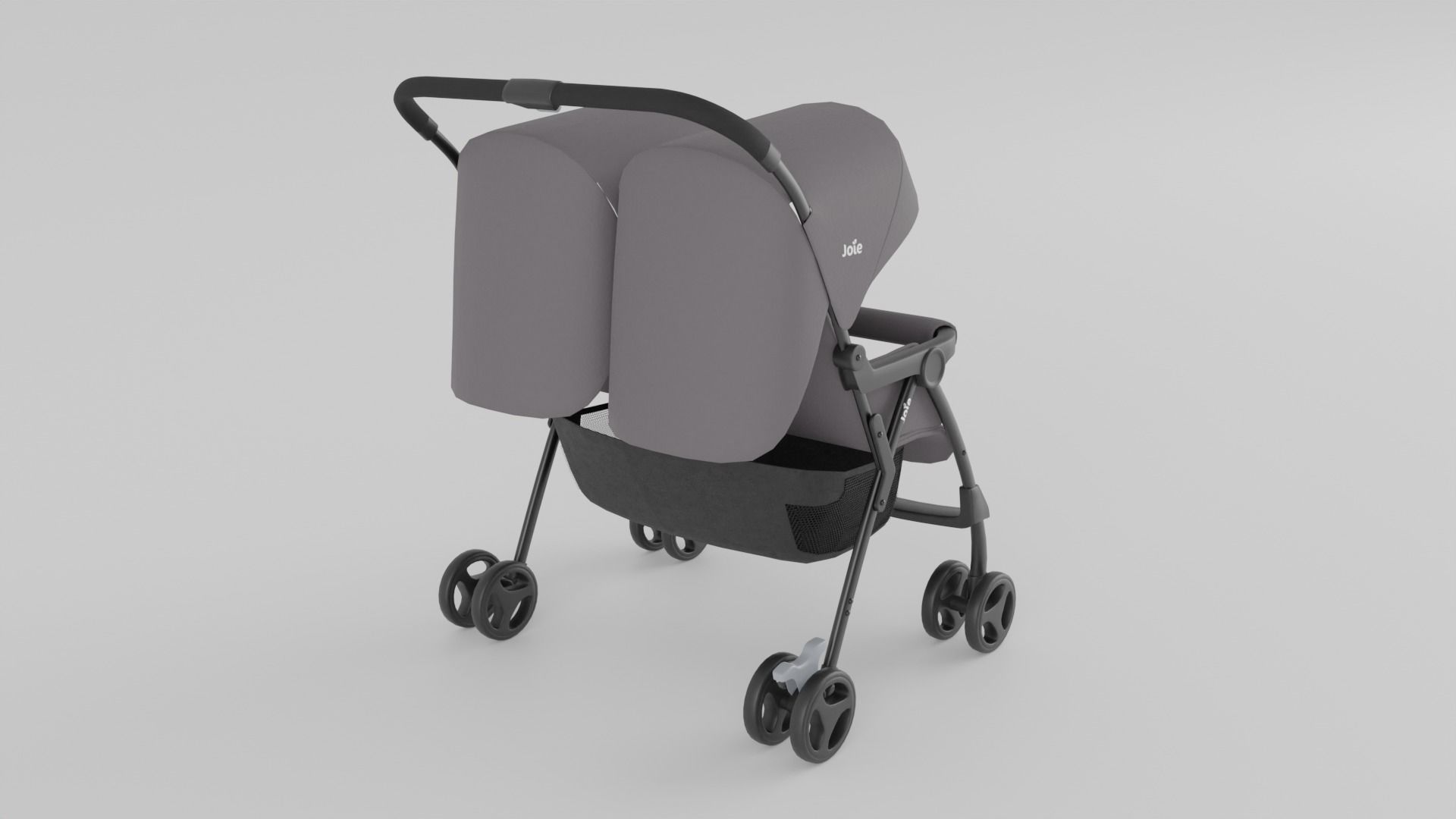 Joie Aire Twin Double Stroller for Babies Collection 2 Colours S Low-poly 3D model_4
