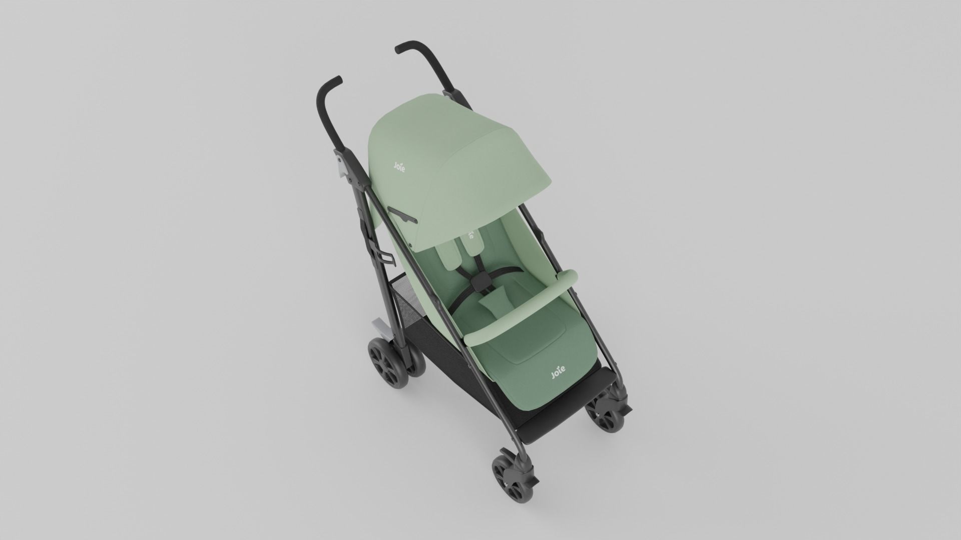 Joie Brisk Stroller LX for Babies Collection 3 Colours S Low-poly 3D model_13