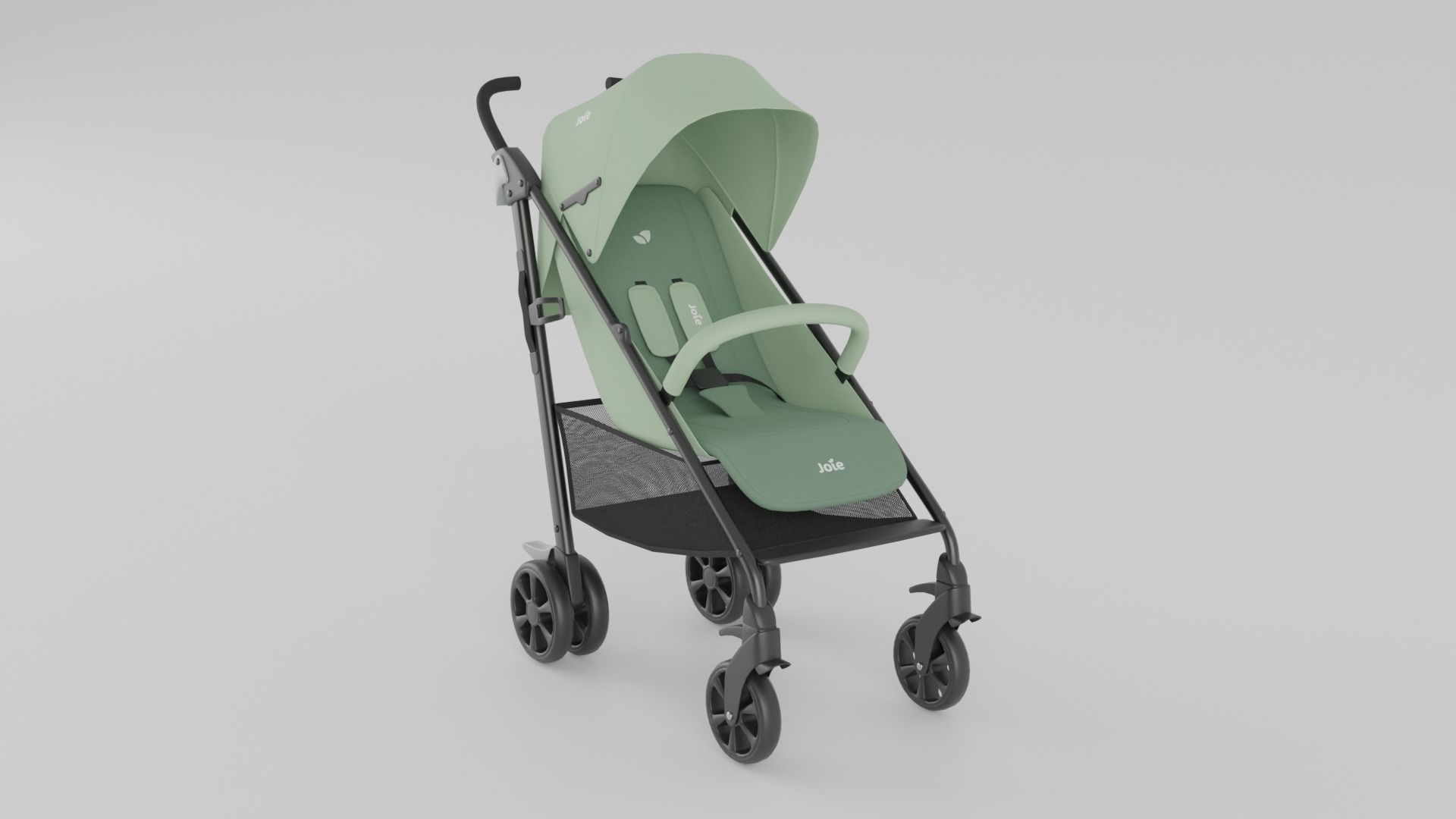 Joie Brisk Stroller LX for Babies Collection 3 Colours S Low-poly 3D model_11