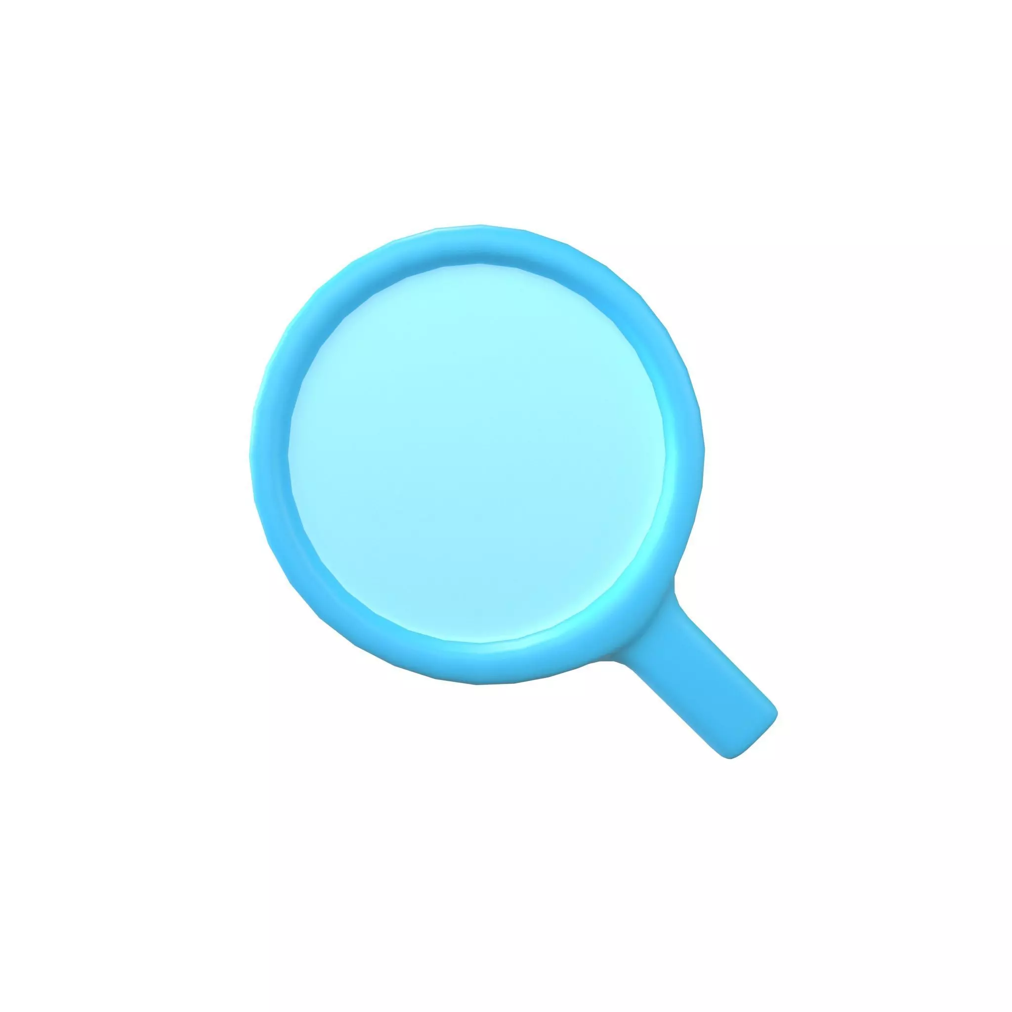 Search Icon v1 001 Low-poly 3D model_0