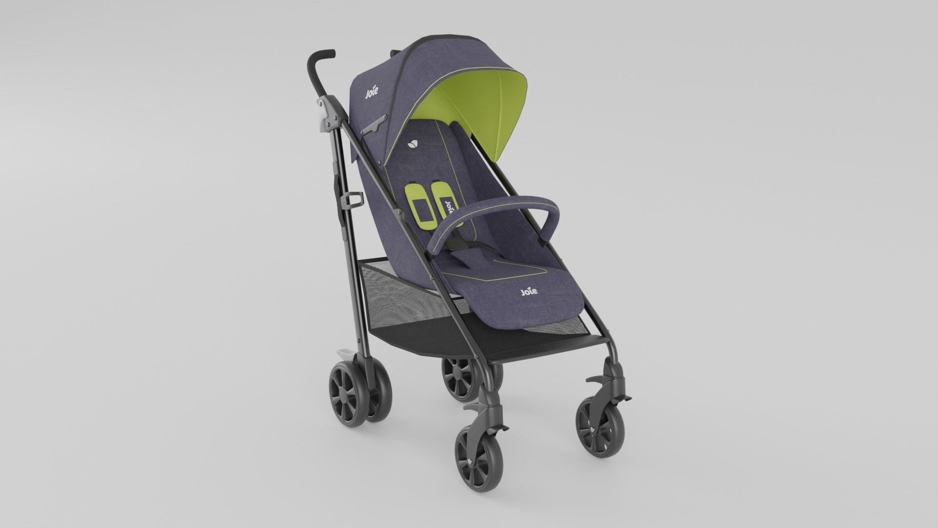 Joie Brisk Stroller for Babies Collection 3 Colours S Low-poly 3D model_3